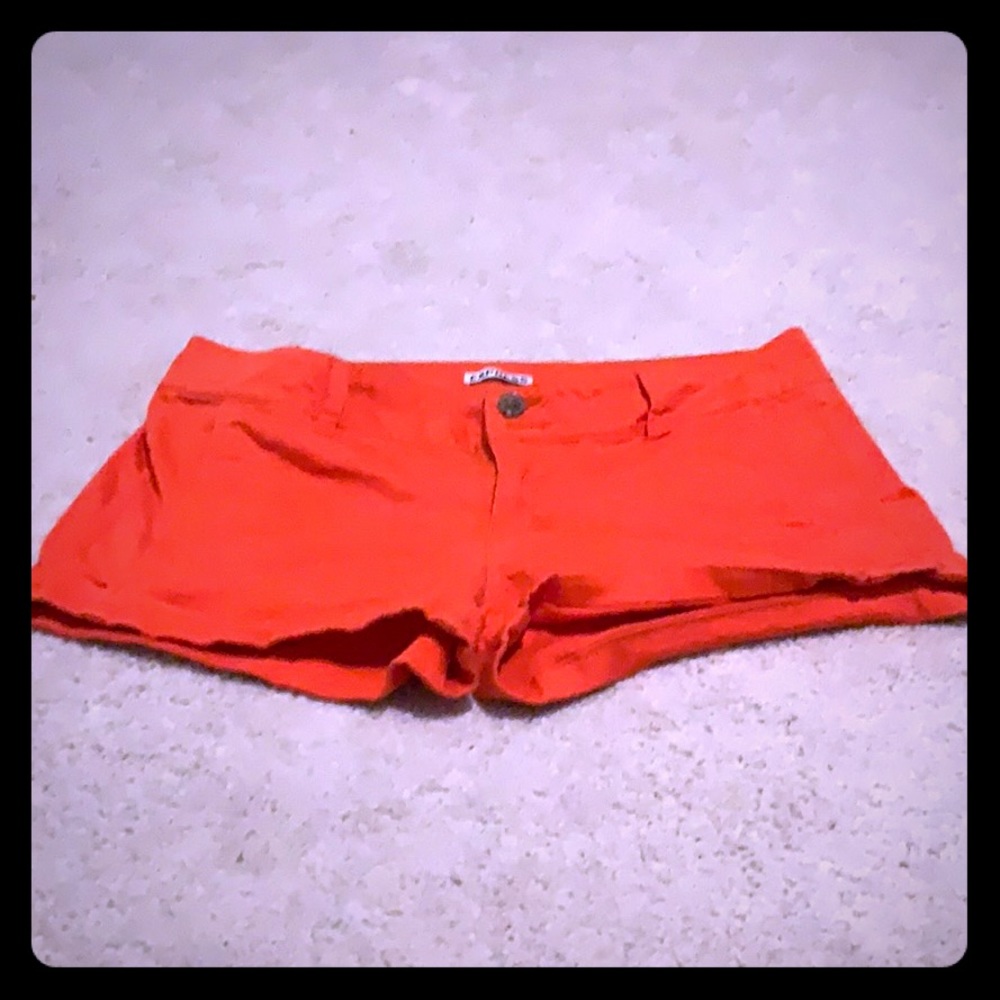 Express Orange Shorts SZ 10